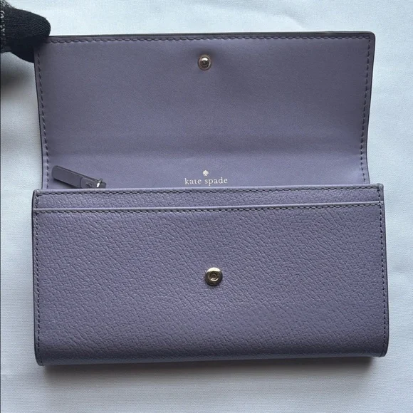 Kate Spade Leather Wallet Lilac GUC - Picture 3 of 13